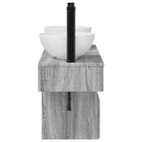 Bathroom Furniture Set 3 pcs Grey Sonoma Engineered Wood 3405593