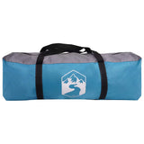 Tunnel Tent 6-Person with Roof Blue and Grey 700 x 590 x 215 cm 42004048