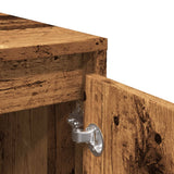 Sideboard Old Wood 102x33x75 cm Engineered Wood 856780