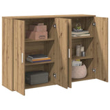 Sideboard 2 pcs Artisan Oak 60 x 31 x 84 cm Engineered Wood 3334303