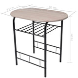 Breakfast Bar Set MDF 243001