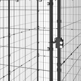 150795 Outdoor Dog Kennel Steel with Roof 110x220x180 cm