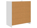 Sideboard with Drawer White 66 x 34.5 x 92 cm Engineered Wood 895815