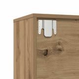 Book Cabinets 3 pcs Artisan Oak Engineered Wood 3328550