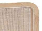 Headboard with Headboard Natural 180 x 55x 3 cm Rattan 42011566