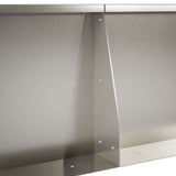 Retaining Wall 4 pcs 100 x 12 x 30 cm Stainless Steel Silver 3449034