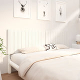 Bed Headboard White 205.5x4x100 cm Solid Wood Pine 818891