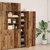 Highboard 2 pcs Old Wood 30 x 42.5 x 185 cm 3365576