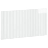 Wall-Mounted Headboard ARNHEM High Gloss White Engineered Wood 896759