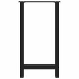 Bar Table Legs Black 2 pcs 40x cm Steel 4013324