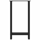 ZNTS Coffee Table Legs Black 2 pcs 40x cm Steel 4013324