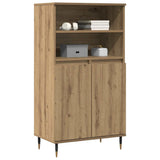 Highboard Artisian Oak 60x36x110 cm Engineered Wood 857459