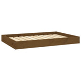 Dog Bed Honey Brown 91,5x64x9 cm Solid Wood Pine 820864