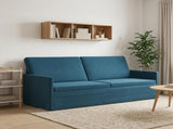 3 Seater Sofa Blue 190 x 81 x 82 cm Velvet 42041129