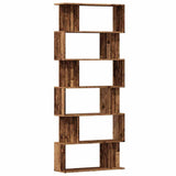 Book Cabinet Old Wood 80x24x192 cm Engineered Wood 855782