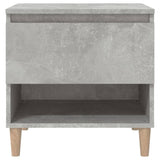Bedside Tables 2 pcs Concrete Grey 50x46x50 Engineered Wood 819541