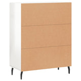Sideboard High Gloss White 69.5x34x90 cm Engineered Wood 830214