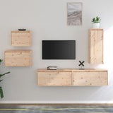 TV Cabinets 5 pcs Solid Wood Pine 3100259