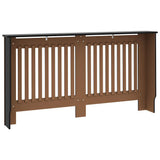 Radiator Cover Black 152x19x81.5 cm Engineered Wood 288177