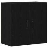 Wall Cabinet Black Oak 60x31x60 cm Engineered Wood 862113