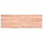 Table Top Light Brown 120x40x cm Treated Solid Wood Oak 3156372