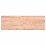Table Top Light Brown 120x40x cm Treated Solid Wood Oak 3156372