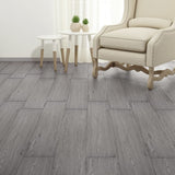 Non Self-adhesive PVC Flooring Planks 5.26 m 2 mm Dark Grey 245168