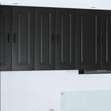 Dishwasher Panel Kalmar Black 30 x 31 x 80 cm Engineered Wood 884656