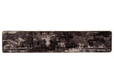 Rug Runner MARSA Black 80 x 400 cm Polyester and PVC 42023378