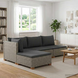 3 pcs Rattan Lounge Set with Cushions GENDT Natural Rattan 3429877