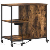 Cabinet with Charging Station Smoked Oak 76 x 41 x 72 cm 859837