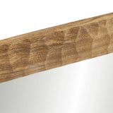Bathroom Mirror 50x70x2.5 cm Solid Wood Mango and Glass 356922
