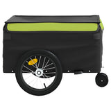Bike Trailer Black and Green 45 kg Iron 94109