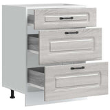 Kitchen Base Cabinet Kalmar Grey Sonoma Engineered Wood 854285