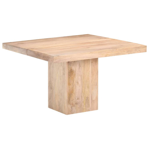 ZNTS Dining Table 120x120x77 cm Solid Mango Wood 288117