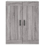 Highboard Grey Sonoma 69.5x34x180 cm Engineered Wood 3199815