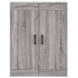 Highboard Grey Sonoma 69.5x34x180 cm Engineered Wood 3200007