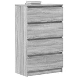 Sideboard Grey Sonoma 60x35x98.5 cm Engineered Wood 815076