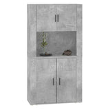 Highboard Concrete Grey Engineered Wood 3185355