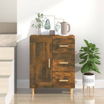 ZNTS Sideboard Smoked Oak 69.5x34x90 cm Engineered Wood 817369