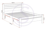 ZNTS Toledo 5' Bed 200-204-045