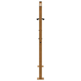 Garden Gate 100x100 cm Weathering Steel Flame Design 4100994