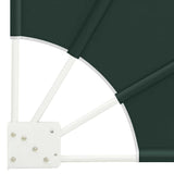 Balcony Privacy Screen 210 x 210 cm Polyester Dark Green 42000937
