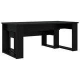 Coffee Table Set 2 pcs Black Oak Engineered Wood 8000133