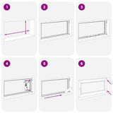 Basement Window "RISOR" 90x50 cm Tilt&Turn DIN Left White 4108358