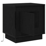 Bedside Cabinet 2 pcs Black 44 x 34.5 x 45 cm Engineered Wood 869565