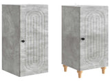 Cabinet Set 2 pcs Concrete Grey Engineered Wood 3416451