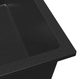Kitchen Sink Black 38 x 44 x 20 cm Granite 4012351