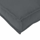Pallet Cushion Set 2 pcs Anthracite 120 x 80 x 12 cm 3329079