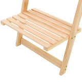 246438 Ladder Wall Shelf Cedar Wood 41,5x30x176 cm